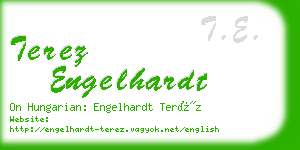 terez engelhardt business card